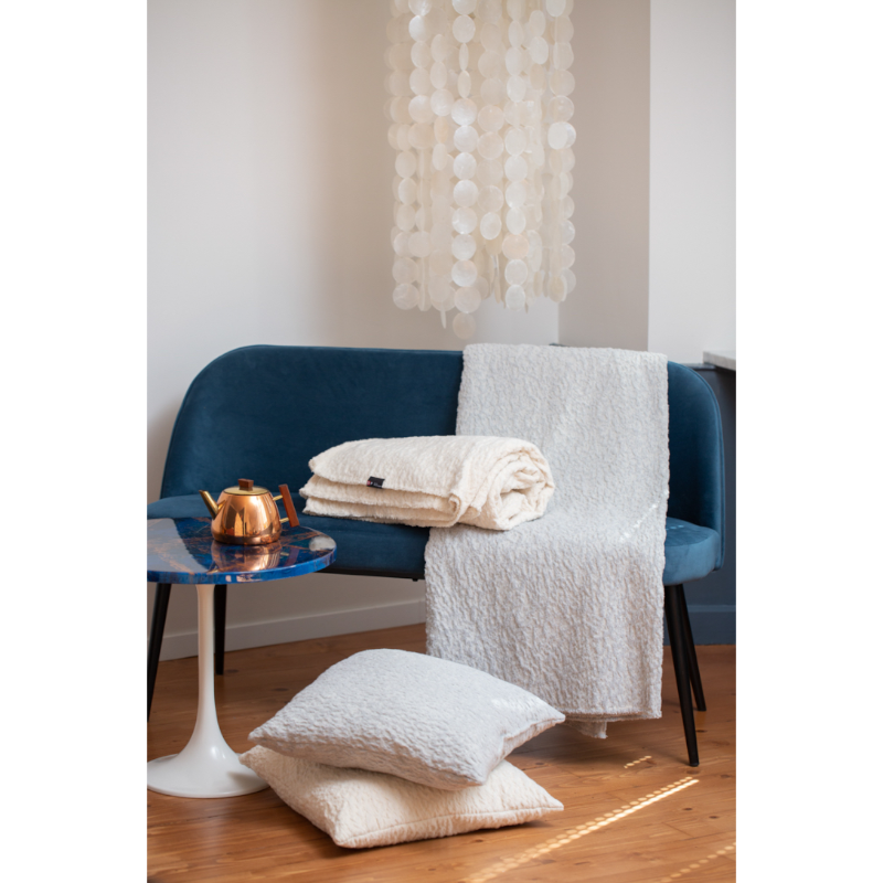 David Fussenegger Plaid Blanket Teddy Uni Gray 150 x 200 cm
