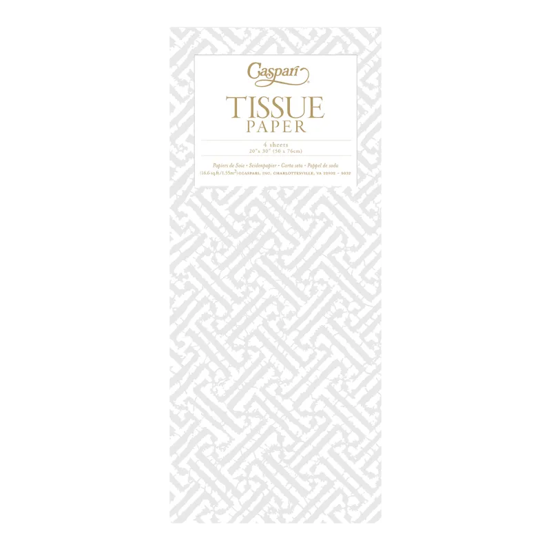 Tissue paper Caspari Pearl Fretwork
