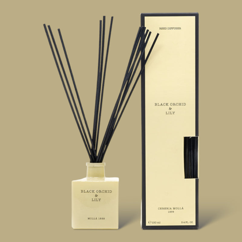 Black Orchid and Lily Diffuser Cereria Molla