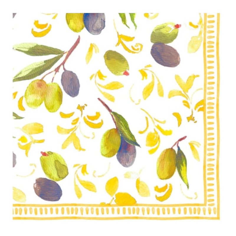 Mediterranean Dijon Cocktail Caspari 18431C