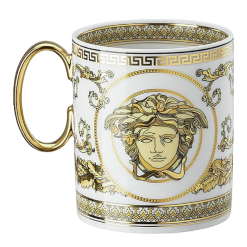Versace By Rosenthal Tableware Virtus Gala White Mug