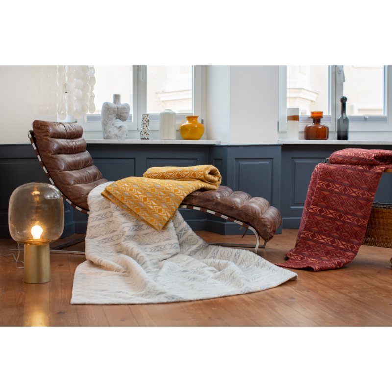David Fussenegger Plaid Deco Gold 130 x 200 cm