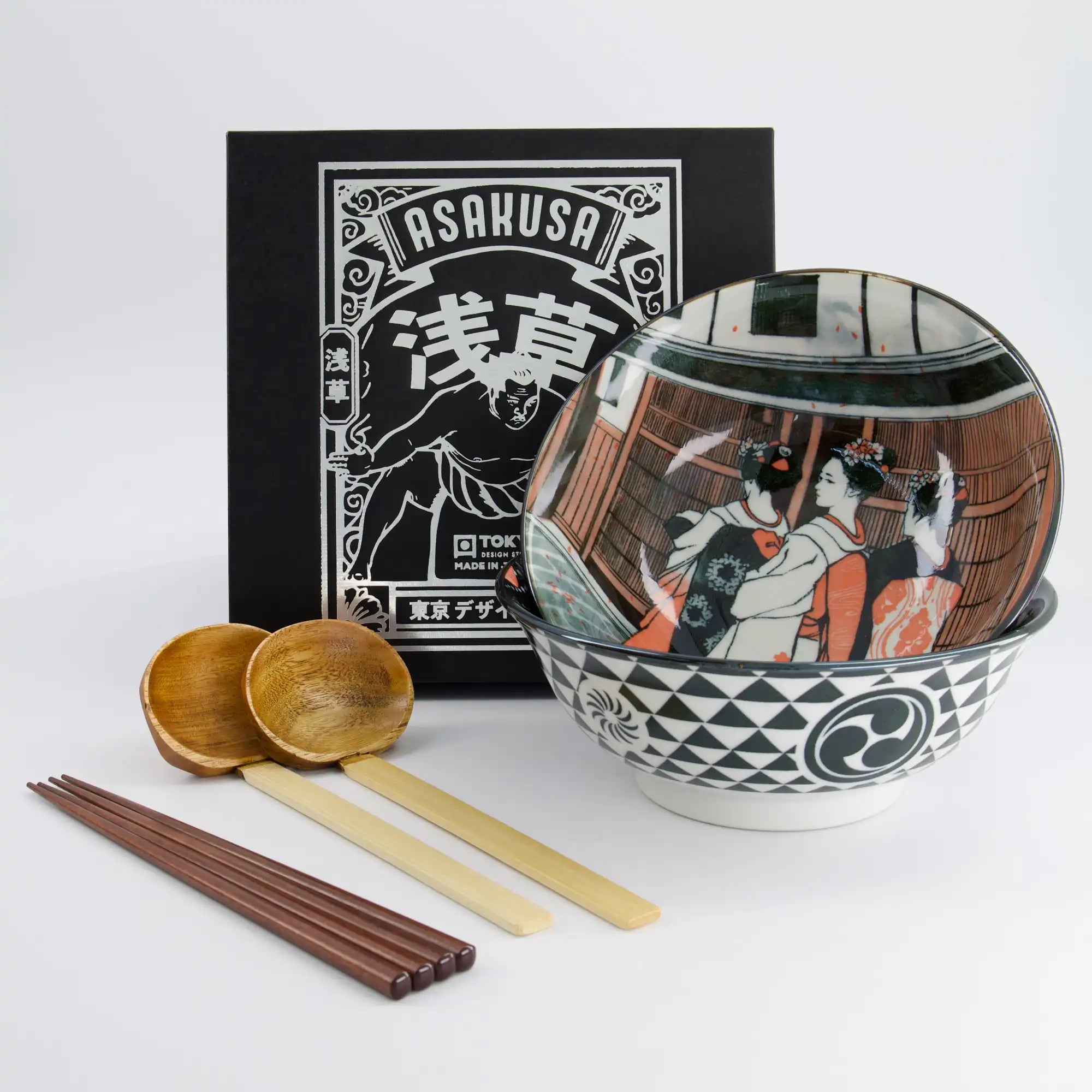 Ramen set Asakusa Ramen Tokyo Design Studio