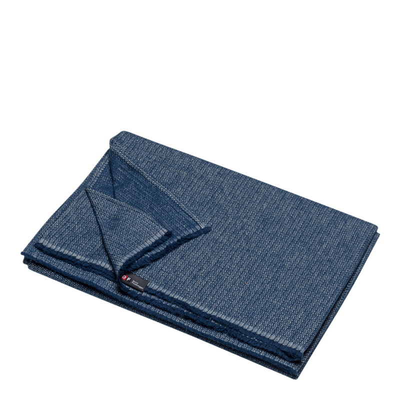 David Fussenegger Plaid Blanket Topaz Uni Navy 140 x 200 cm