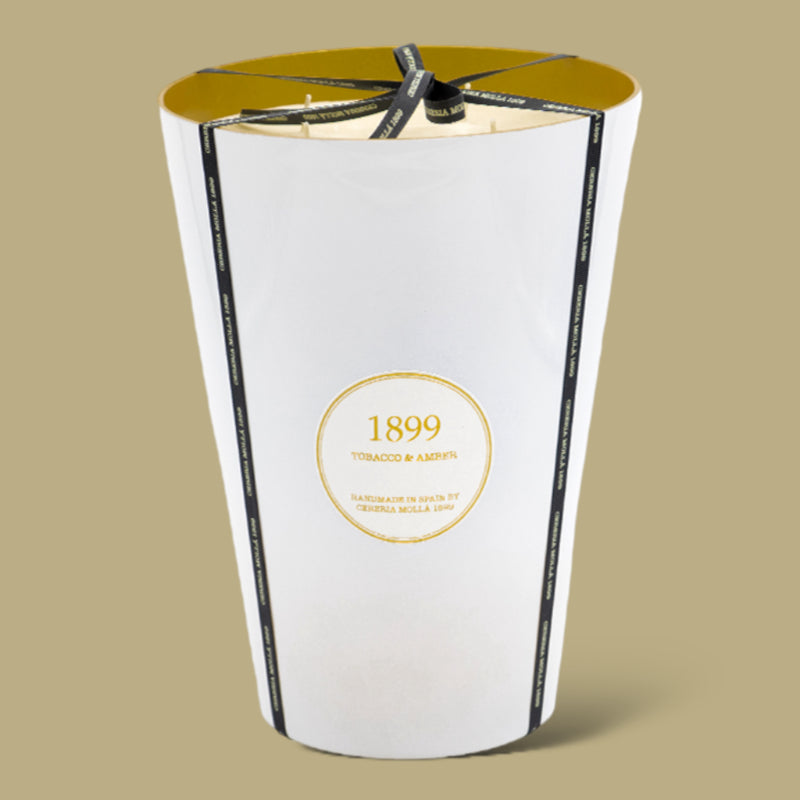 Tobacco and amber candle Cereria Molla