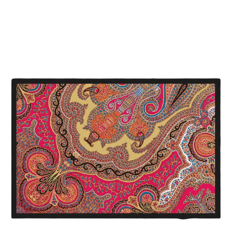 Caspari Crimson Jaipur lacquered tray