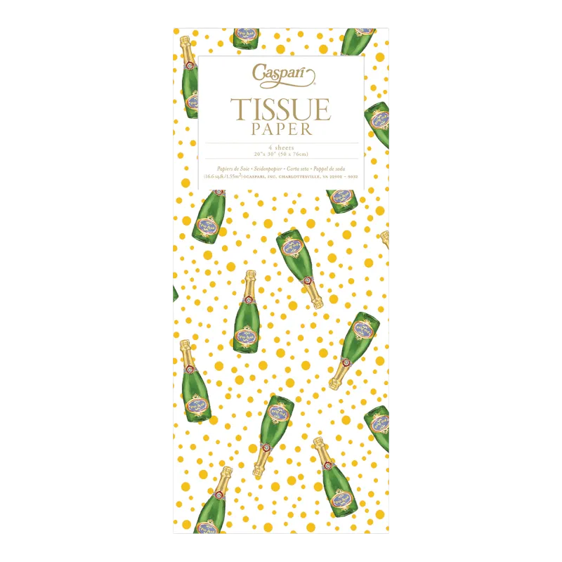 Tissue paper Caspari Sparkling Bubbly