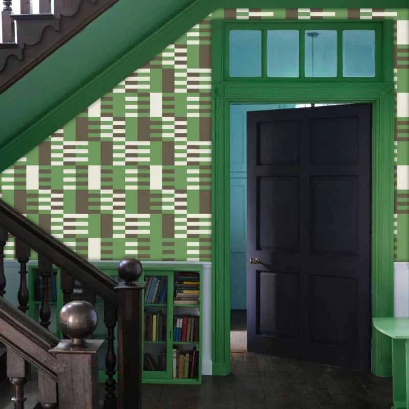 Farrow & Ball wallpaper Christopher John Rogers Check BP 6002