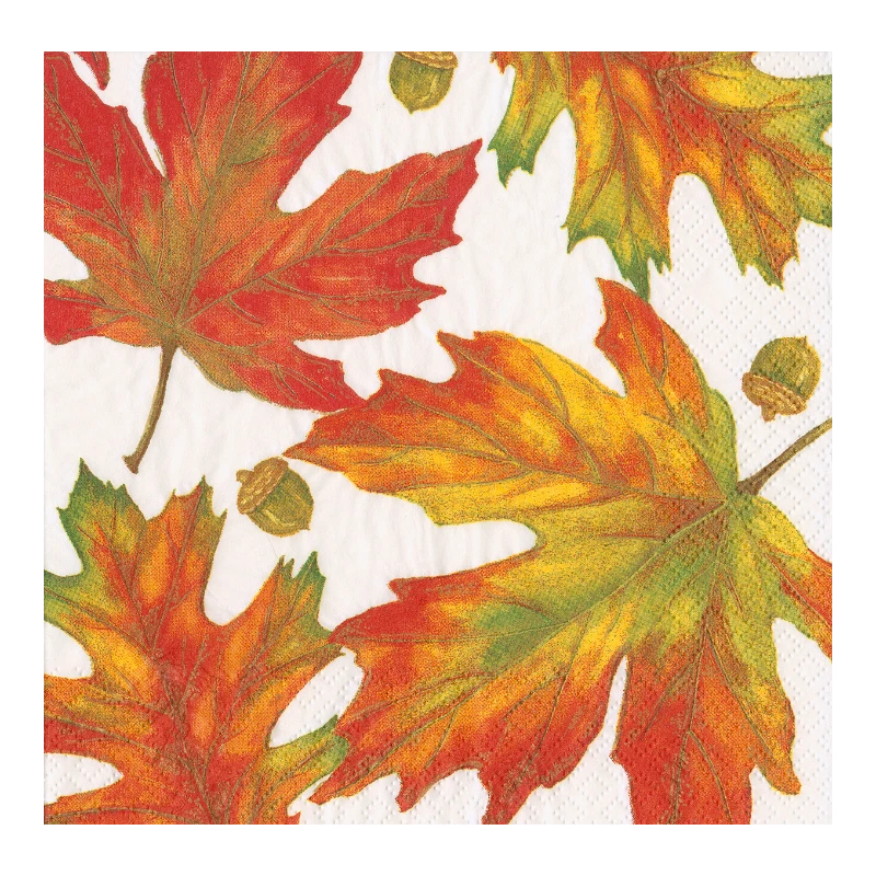 Casapari Napkin Autumn Hues White Lunch 17720L
