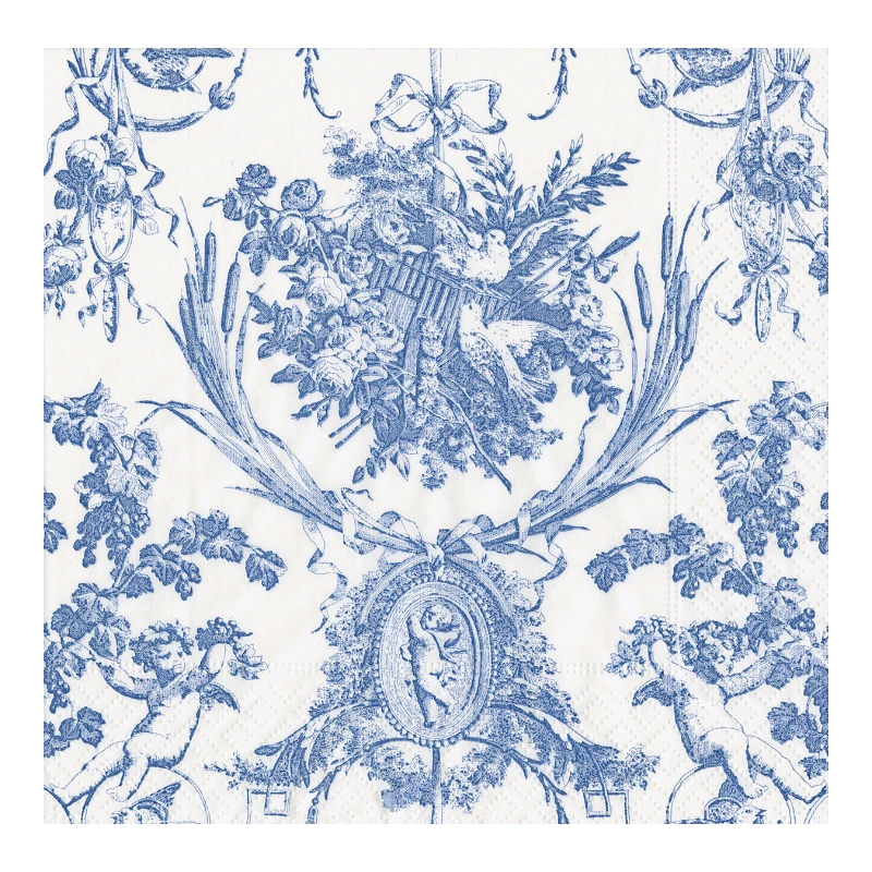 Casapari napkin Romantic Toile Blue Lunch 3300L