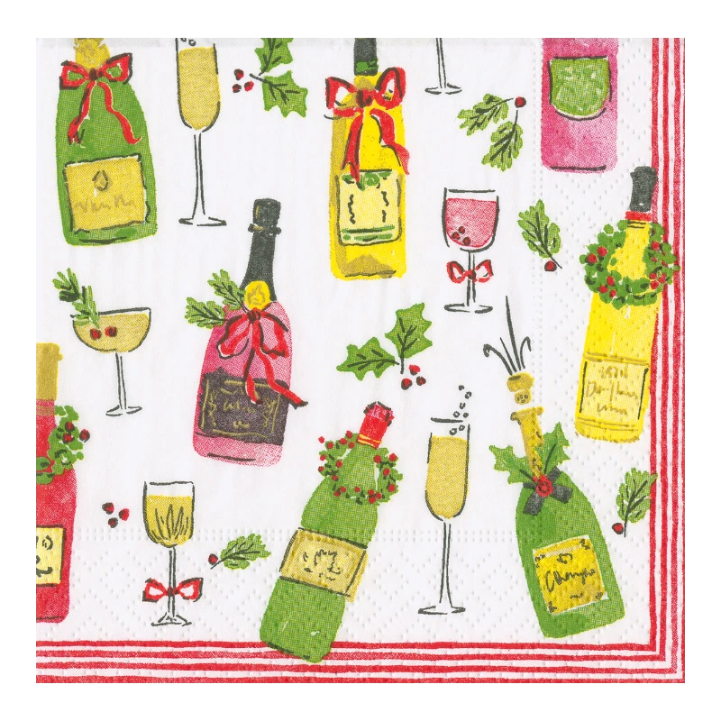 Casapari napkin Tipsy and Toasty Cocktail 17680C