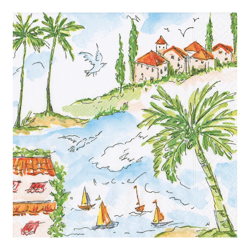 Caspari cocktail napkin Paper napkin Mallorca 17940C