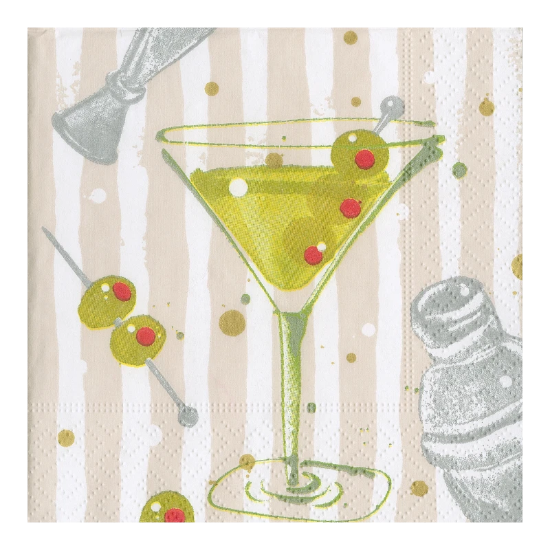 Caspari cocktail napkin Speakeasy paper napkin 18040C