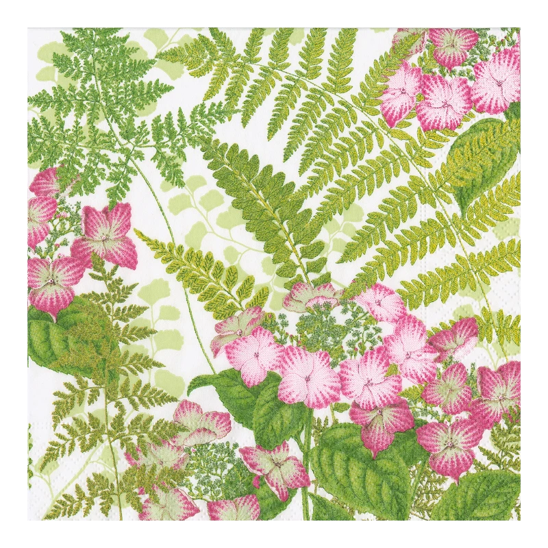 Caspari dinner napkin paper napkin Fern Garden 17840D