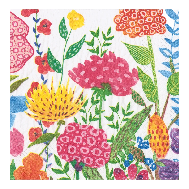 Caspari Luncheon Napkin Paper Napkin Cottage Floral 17920L