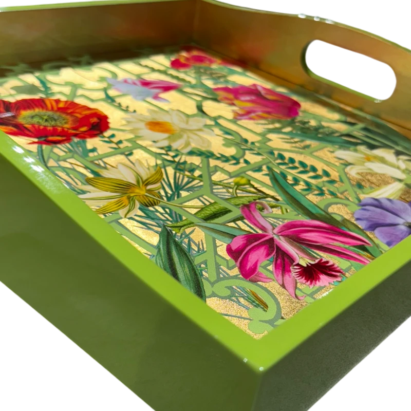 Caspari tray La Dolce Vita Gold