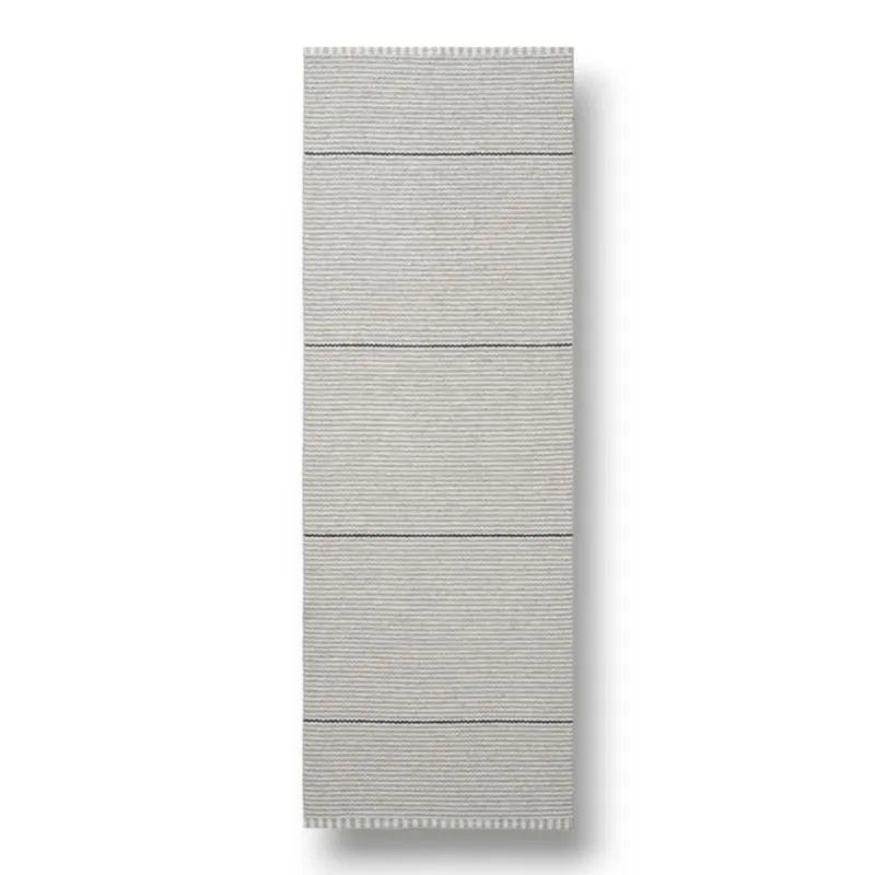 Cleo Light gray Horreds Mattan carpet