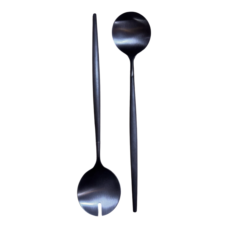 Cutipol Salad Servers Black