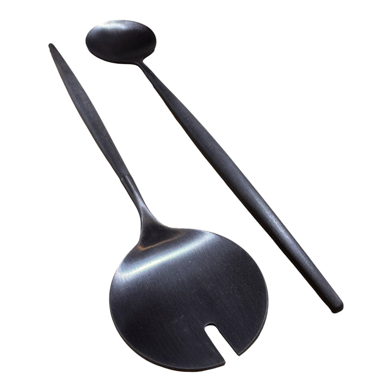 Cutipol Salad Servers Black