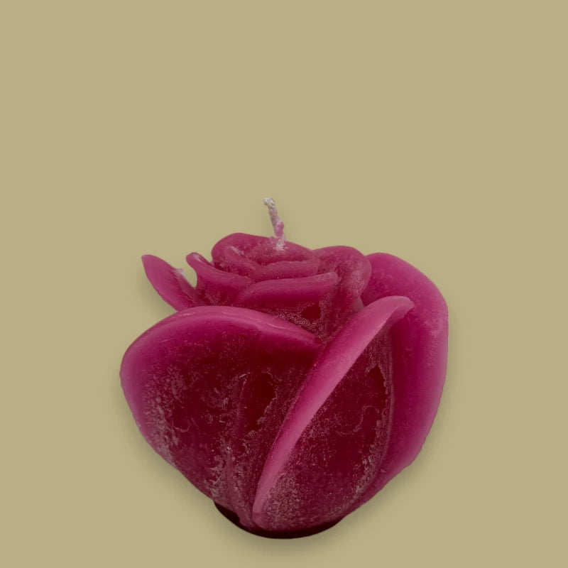 Dekocandle Rose Candle Medium Fuchsia C40937