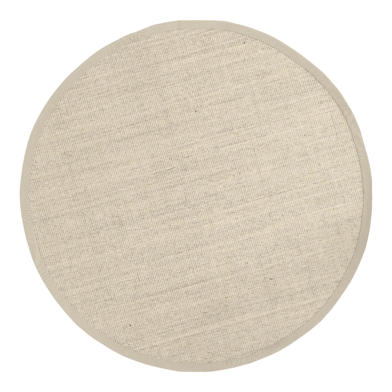 Dixie carpet sisal 37959 Jenny Marble with border diameter 150cm