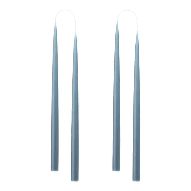 Art industries stick candles 22 mm 35 cm Blue Grey