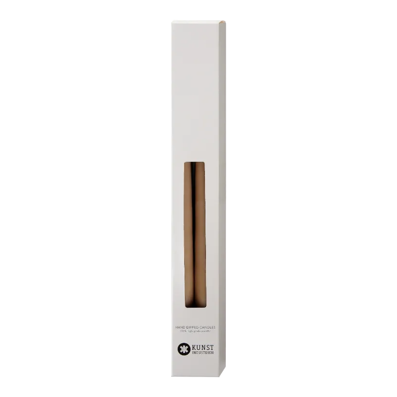 Art industries stick candles 22 mm 35 cm nougat