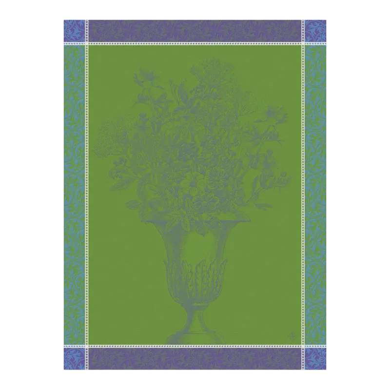 Le Jacquard Francais tea towel Floraison Uni Purple