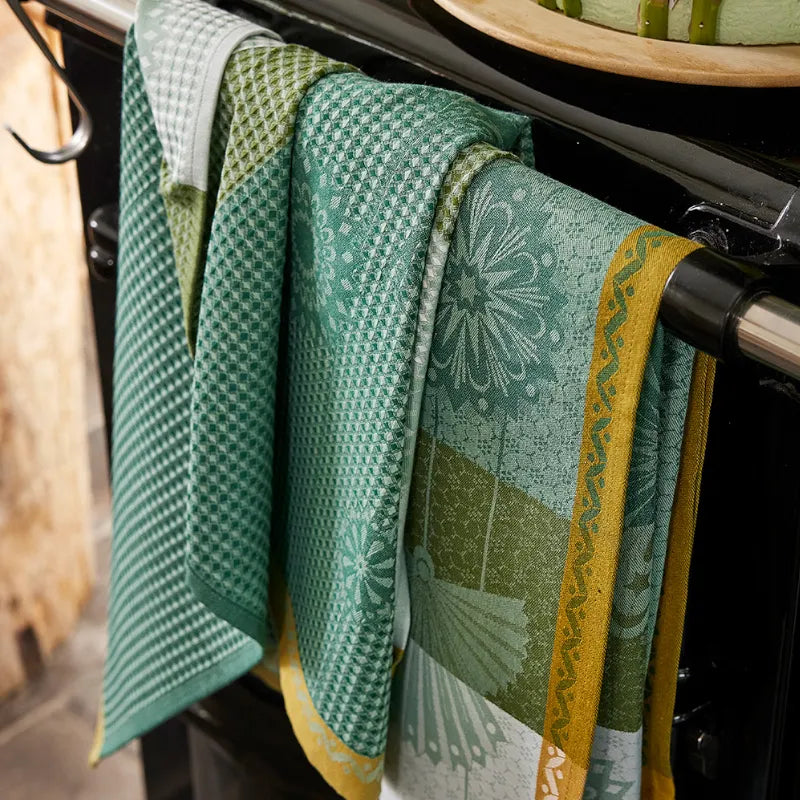 Le Jacquard Francais Towel Lumieres D'étolies Emeraude
