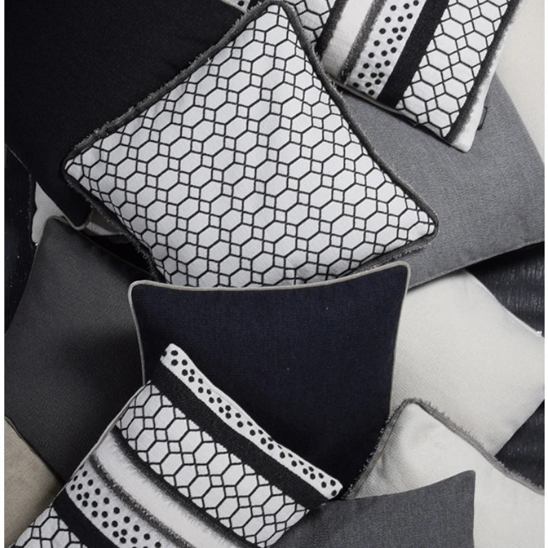 Rohleder Home Collection cushions Ocean black