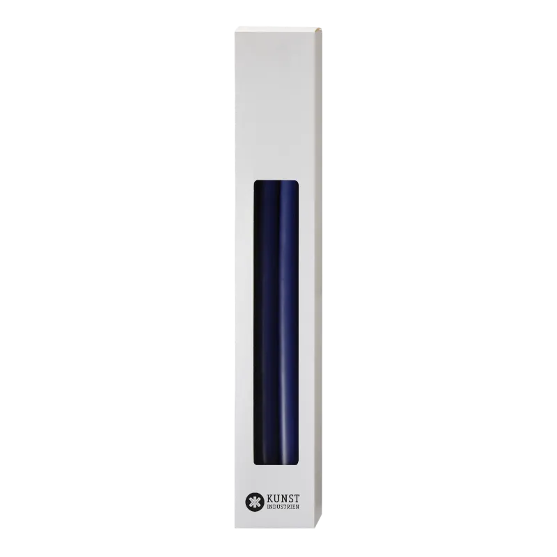 Art industries stick candles 13 mm 28 cm True Blue