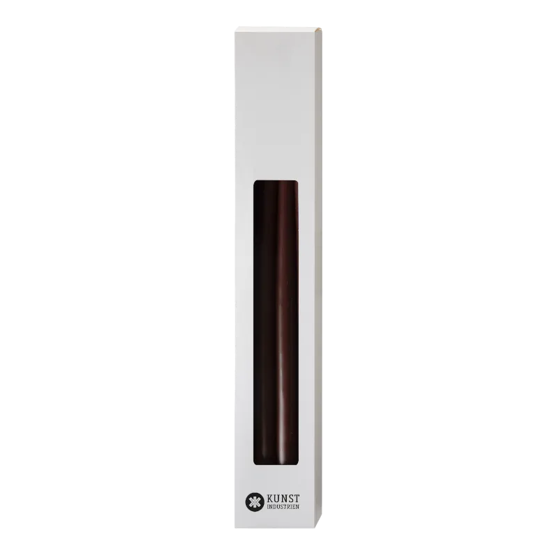 Art Industries Stick Candles 13 mm 28 cm Chocolate Brown