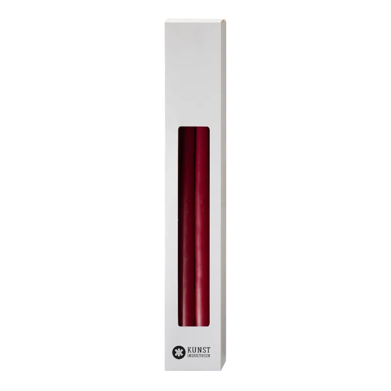 Art Industries Stick Candles 13 mm 28 cm Light Burgundy