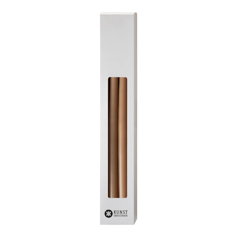 Art industries stick candles 13 mm 28 cm nougat