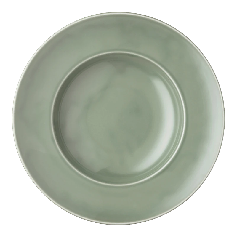 Thomas Amici Colore Moss Green pasta plate 10850-401922-15321