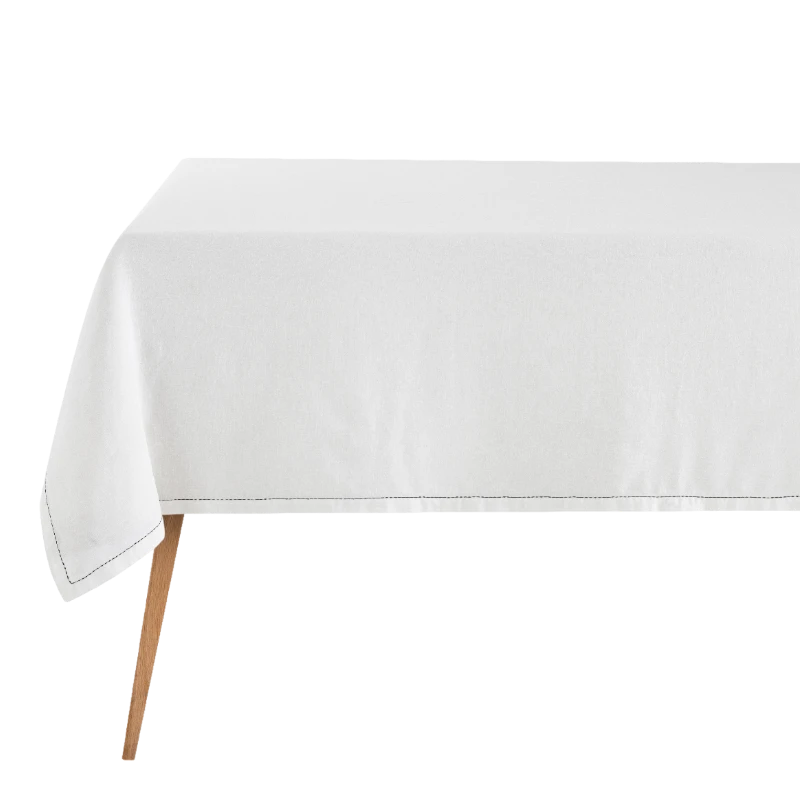 Tablecloth Le Jacquard Francais Nuances Blanc 150x260 29536