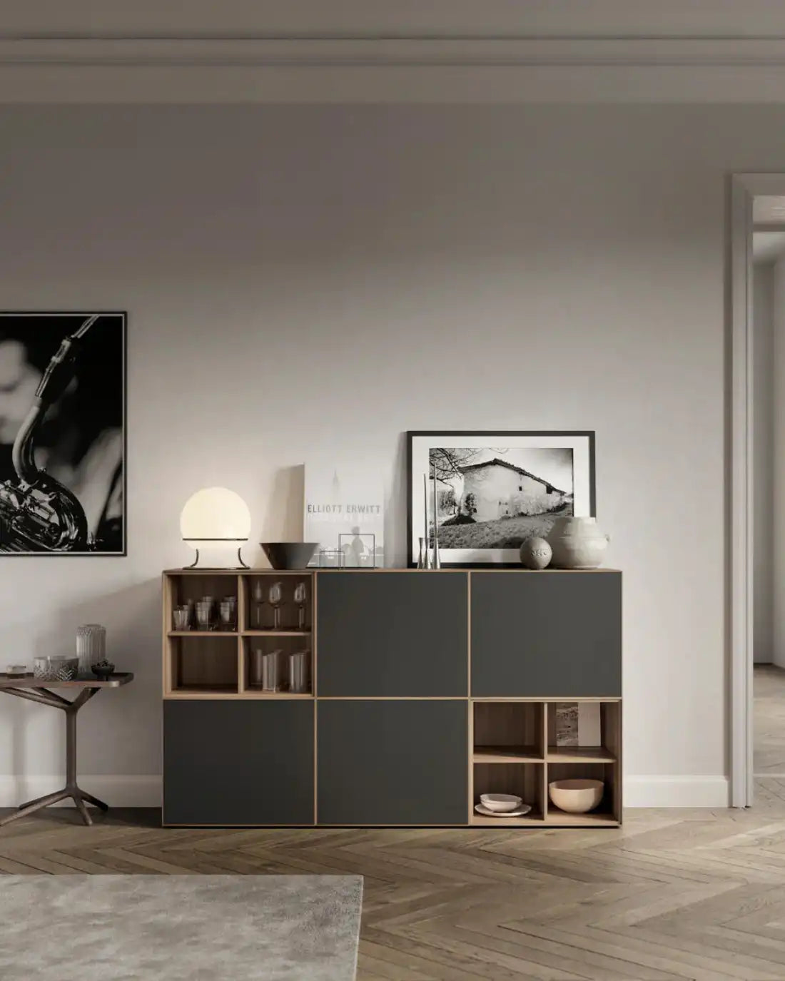 Treku furniture sideboard Lauki gray