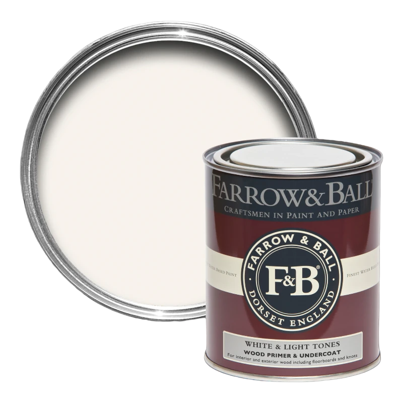 Farbtupfer Farrow & Ball Farrow Ball F+B Accessories Primer Wood Wood Primer Light White Light Tones