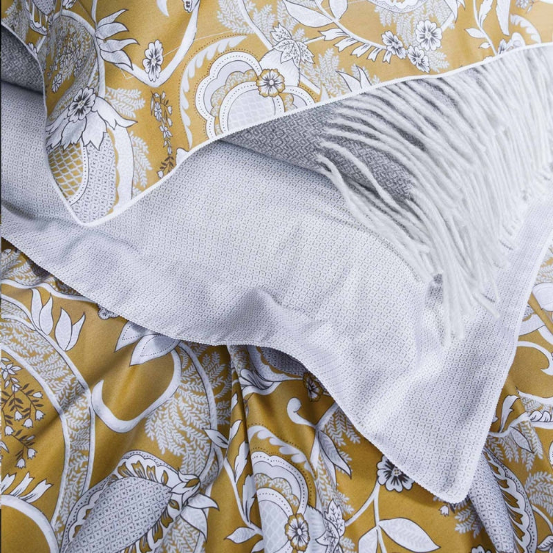 Alexandre Turpault Mogador Ocre Bed linen 160 x 210 cm