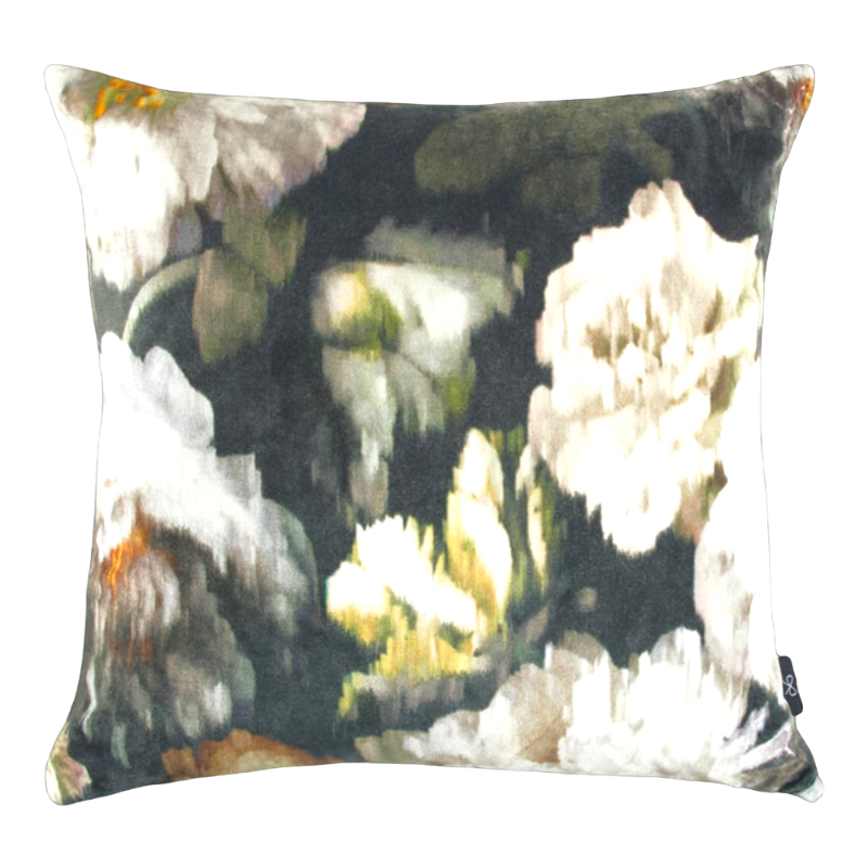 Black Edition Herbaria Obsidian cushion 50 x 50 cm