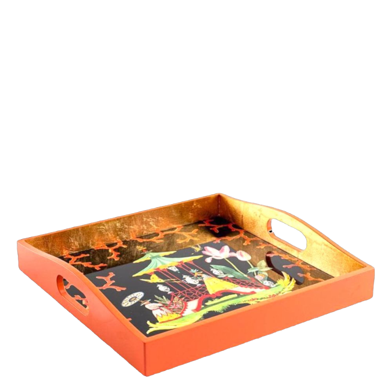Caspari tray Lacquerware The Courtship