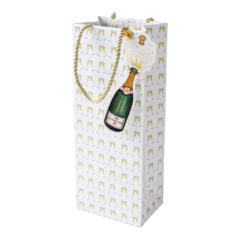 Caspari bottle bag Bubbly