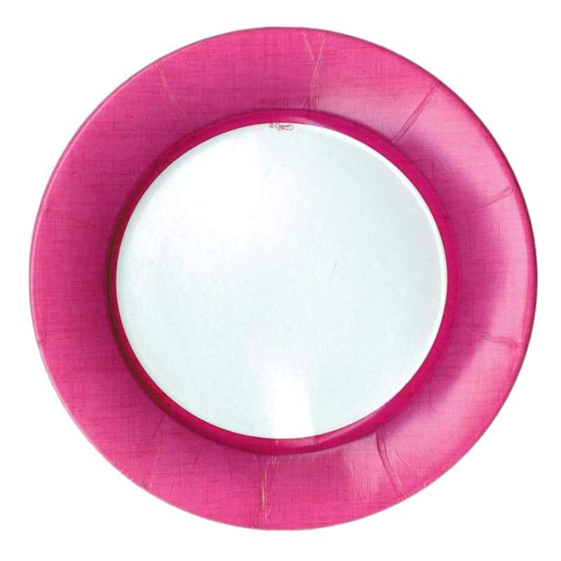 Caspari party plate cardboard plate pink