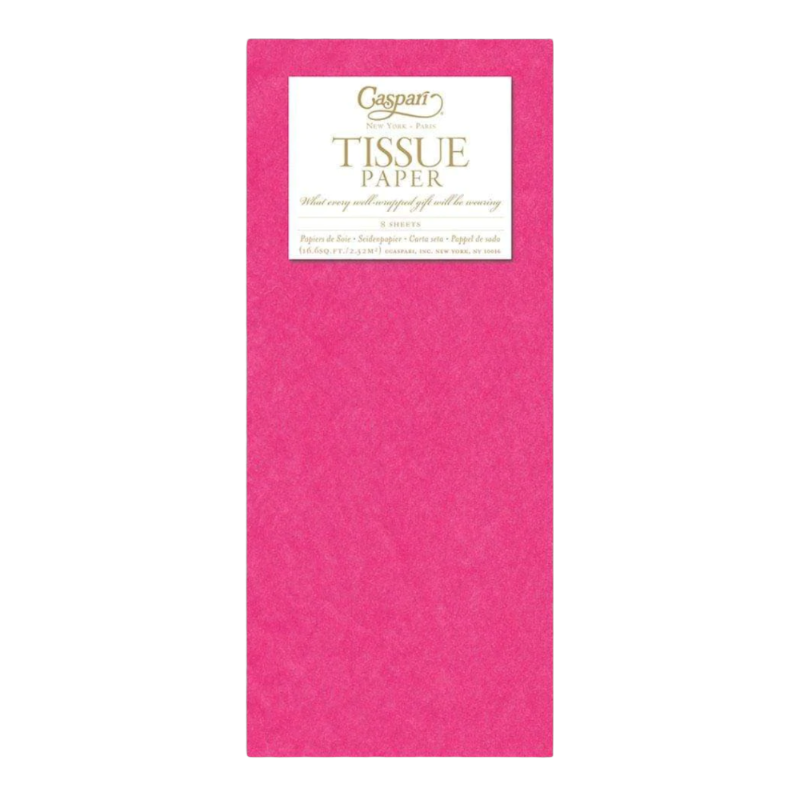 Tissue paper Caspari Fuchsia Uni