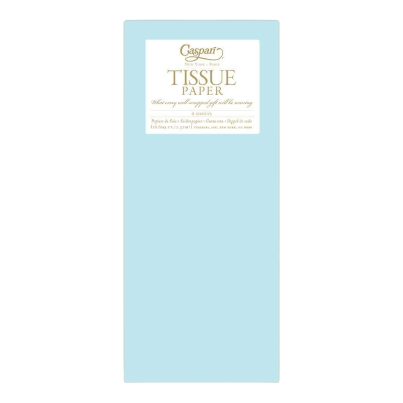 Tissue paper Caspari Uni Blue