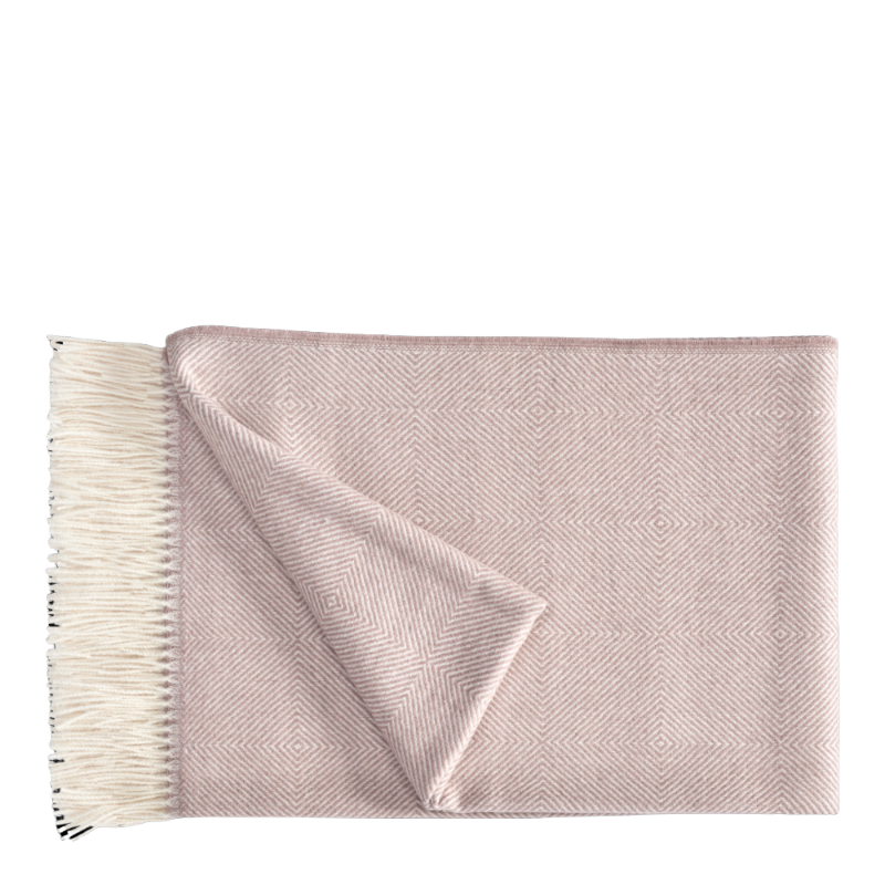 Christian Fischbacher Plaid Noble Rose 130 x 200 cm Baby Alpaca blanket