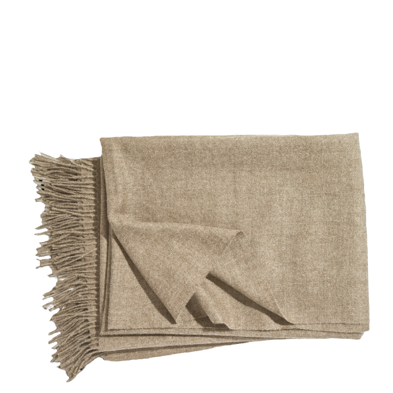 Christian Fischbacher Plaid Puro Baby Alpaca Almond