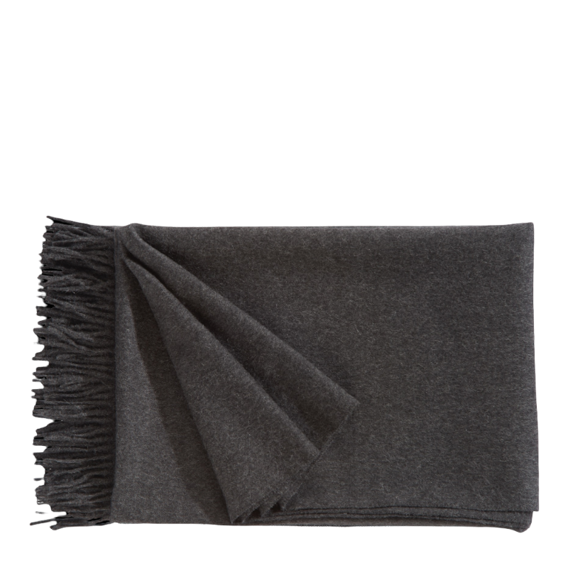 Christian Fischbacher Plaid Puro Baby Alpaca Charcoal
