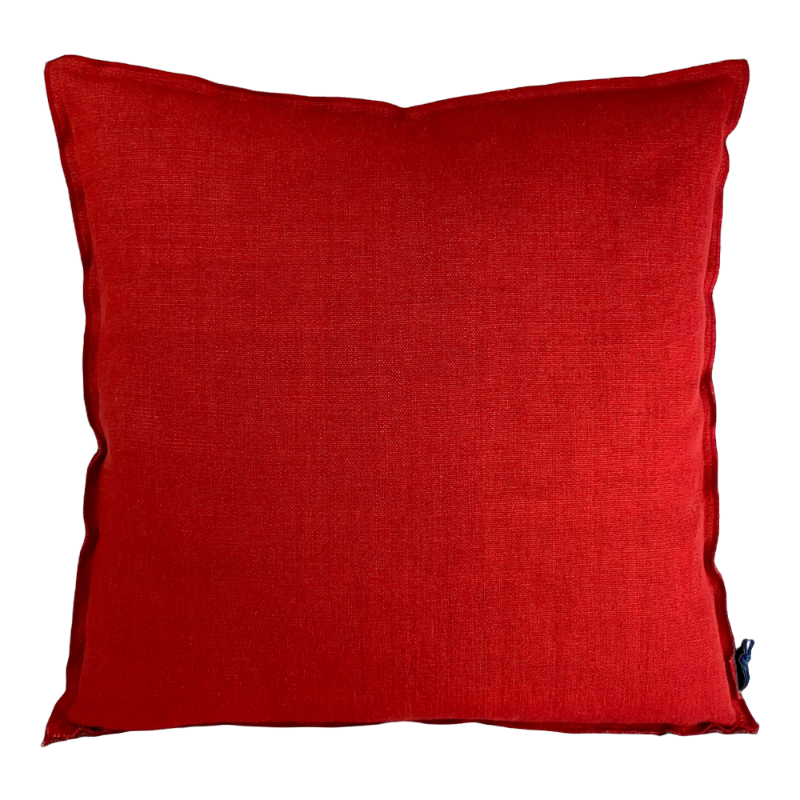 Designers Guild cushion Brera Lino Red 45 x 45 cm