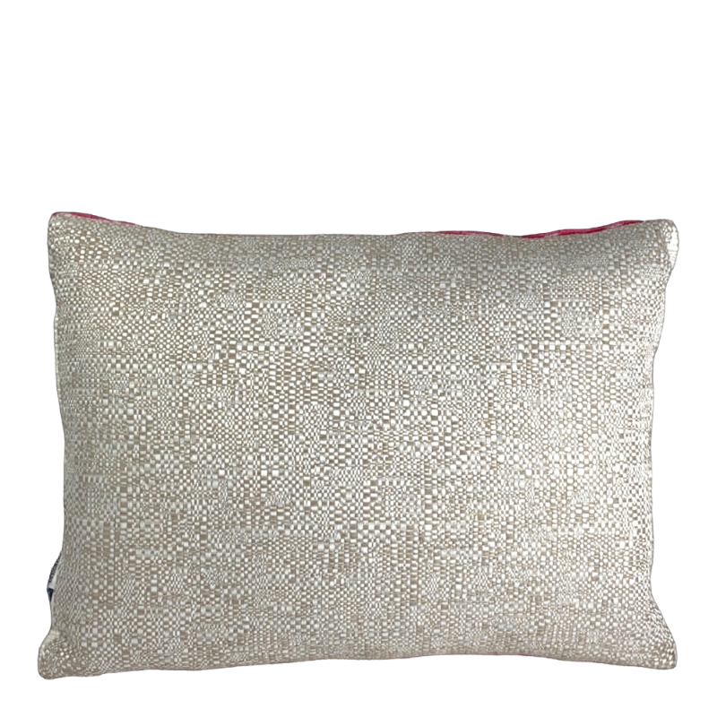 Designers Guild Cushion Zick Zack Rose Pink Gray